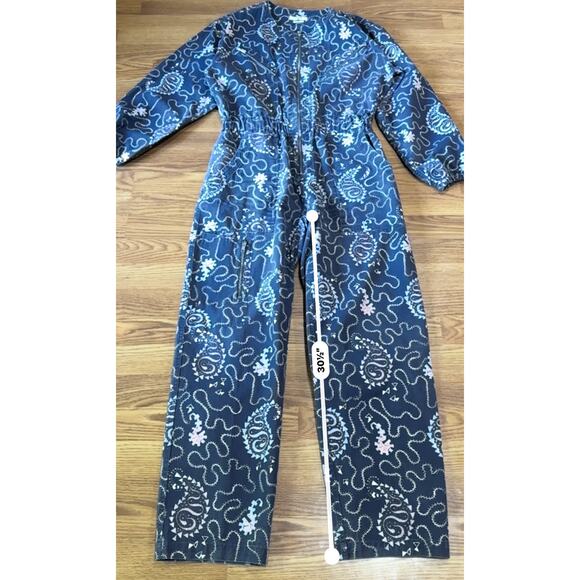 ISABEL MARANT ÉTOILE Nilaney printed cotton jumpsuit size 42 / US 10 - Picture 4 of 16